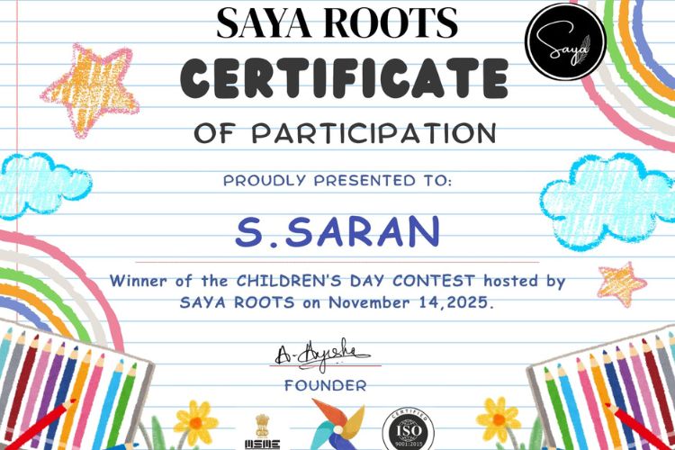Award distribution ceremony on Children's Day