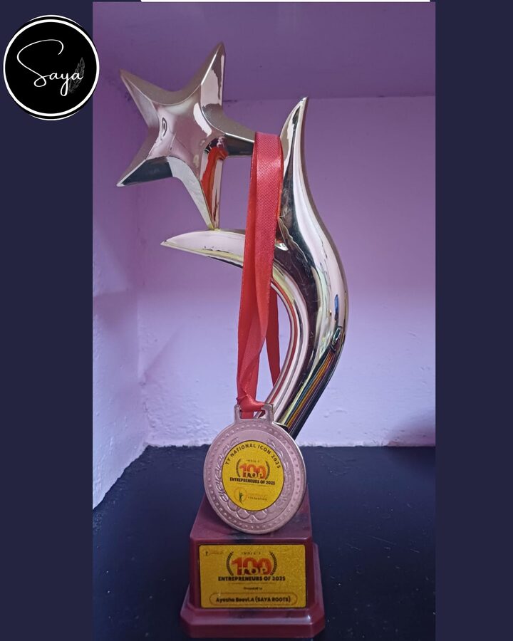 Entrepreneurs Award Certificate Saya